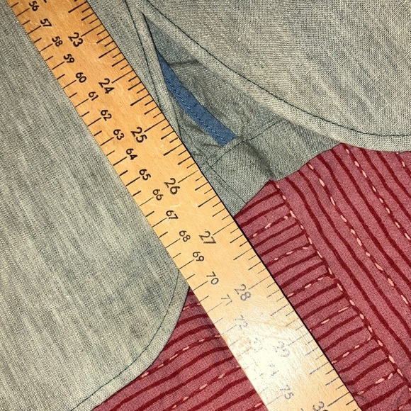 Linen men’s blazer heathered light green / gray - Picture 10 of 16